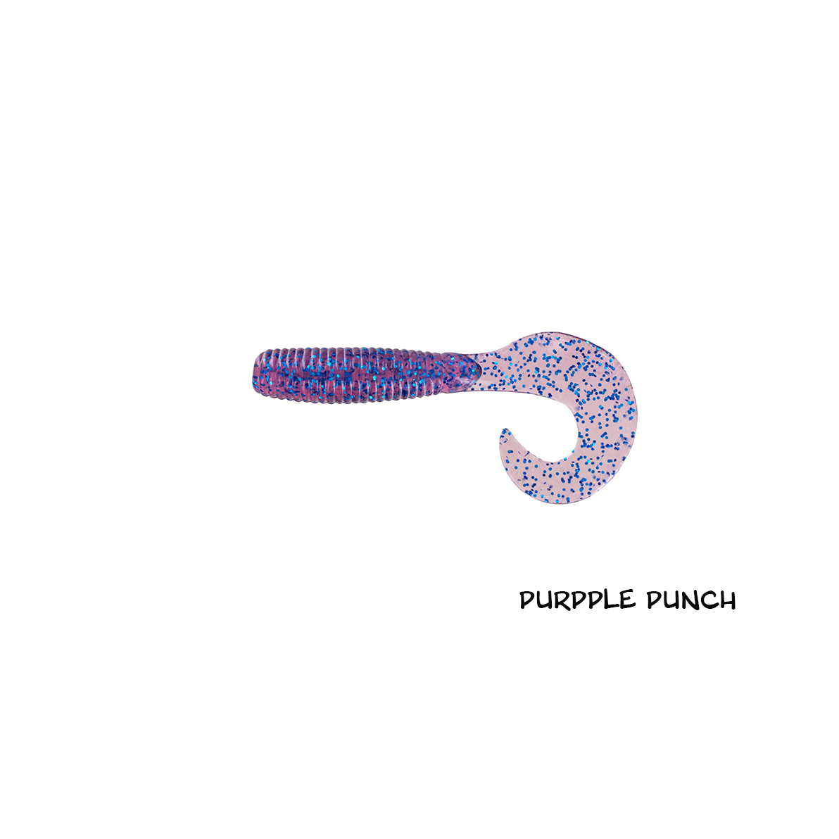Purple Punch- 4” Finesse Grub