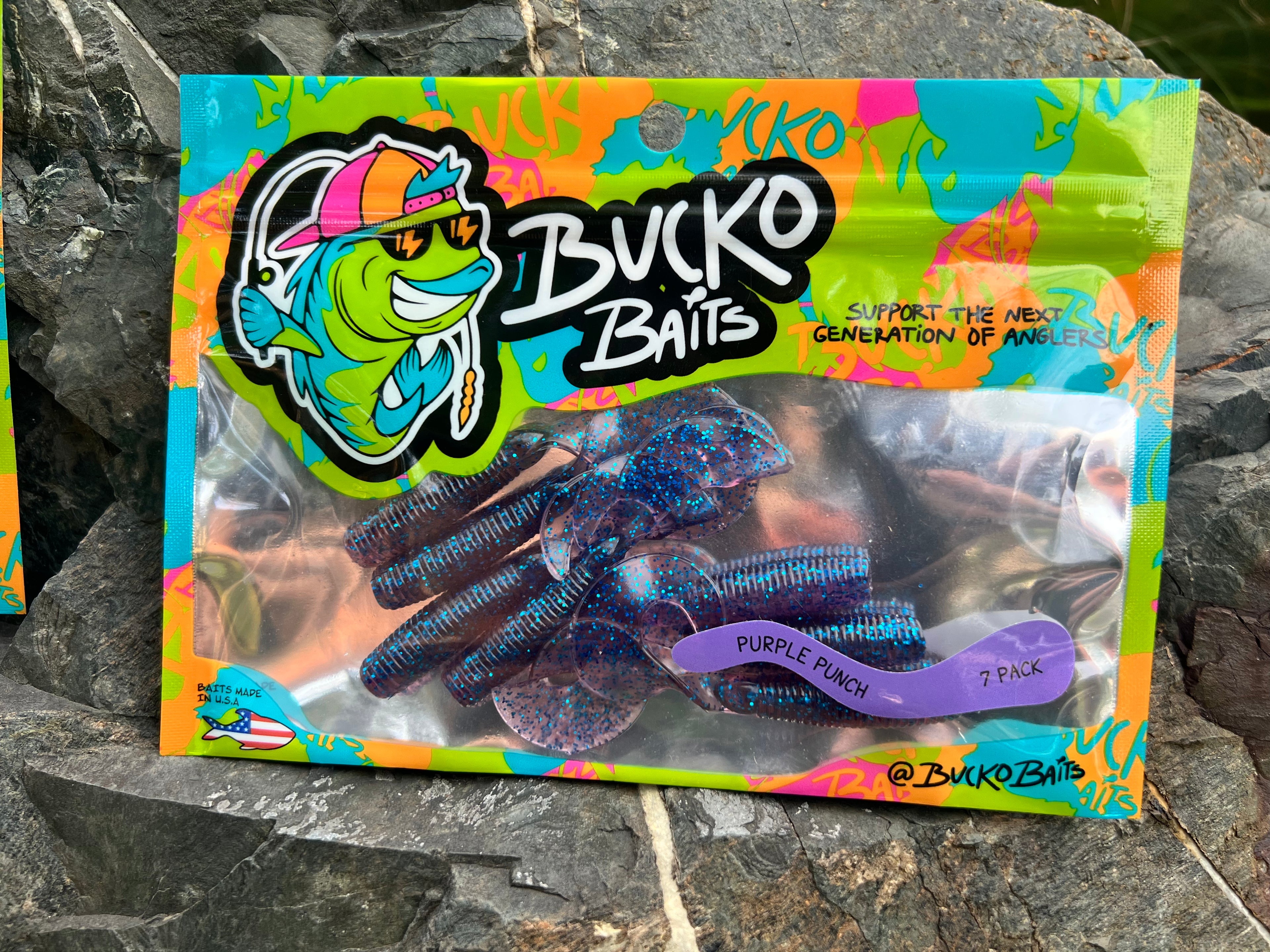 Purple Punch- 4” Finesse Grub